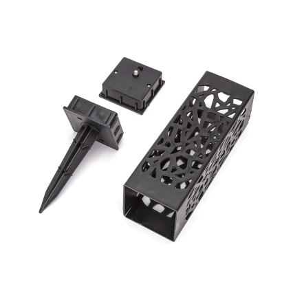 Aigostar - LED Napelemes lámpa LED/0,006W/1,2V 100 mAh 28,5 cm fekete 6500K IP44