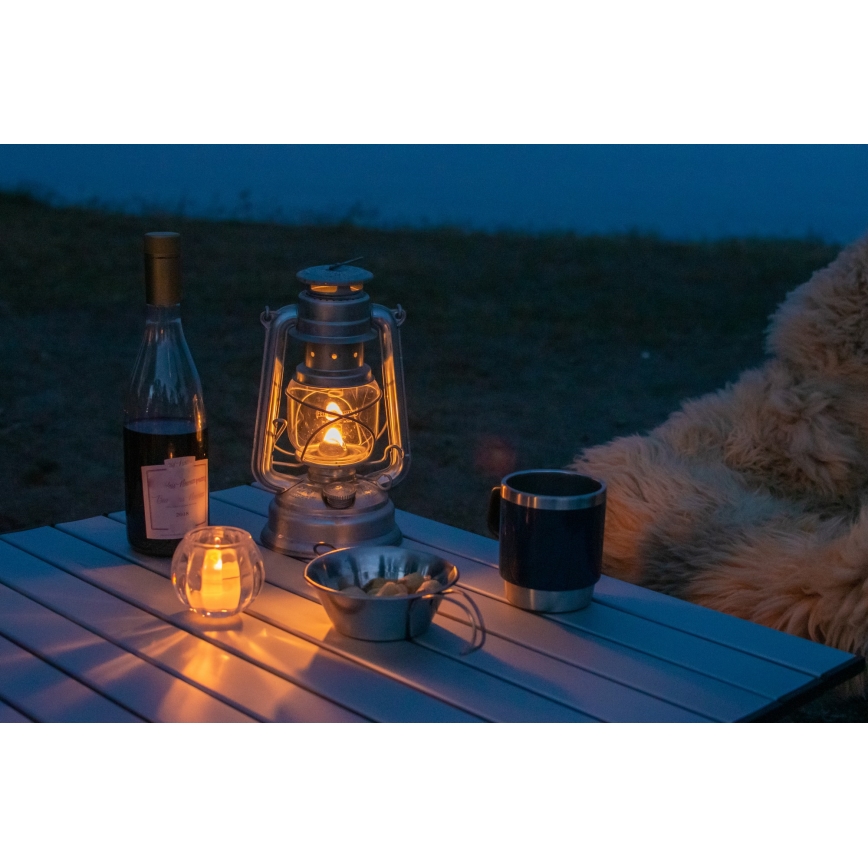Brilagi - Olajlámpa LANTERN 19 cm ezüst