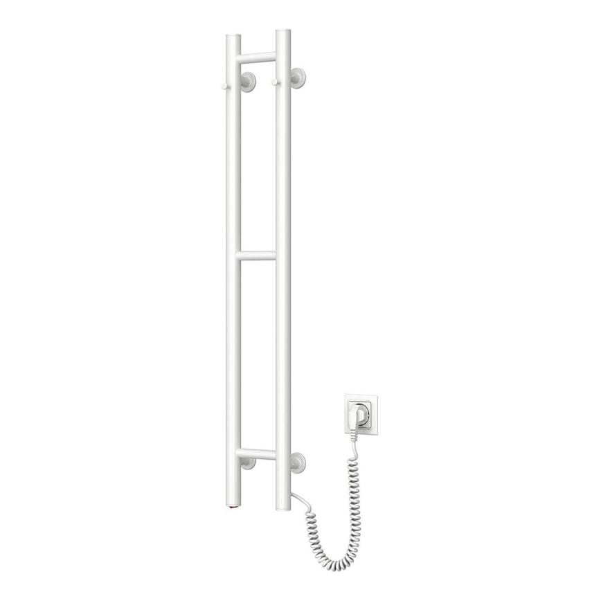 Elektromos törölközőszárító SILOUETTE 187W/230V 101,1 cm IP44 fehér jobb kerek