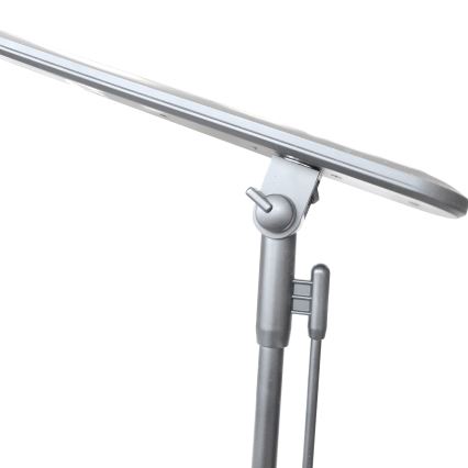 LED Dimmelhető érintős asztali lámpa OPTIMUM LED/7W/230V USB 3000/4000/6000K ezüst